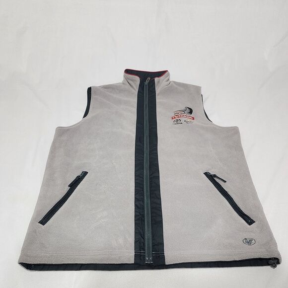 Team New Zealand Yacht Racing Reversible Full Zip Nylon Fleece Vest sz Medium - Picture 2 of 10